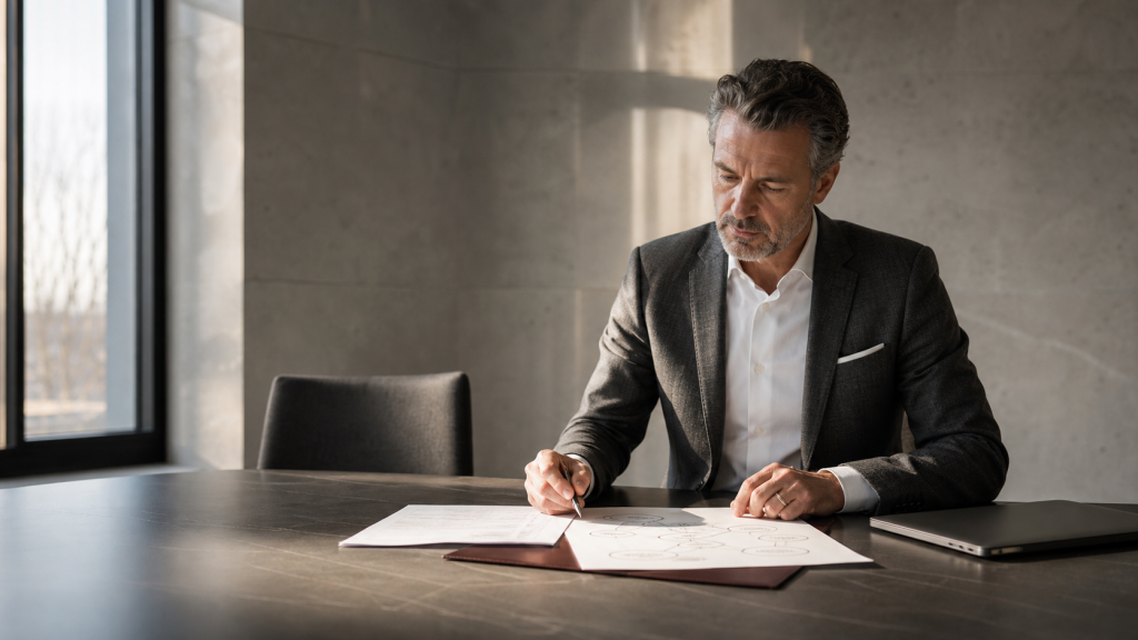 Manager définissant les priorités d’une adoption responsable de l’IA
